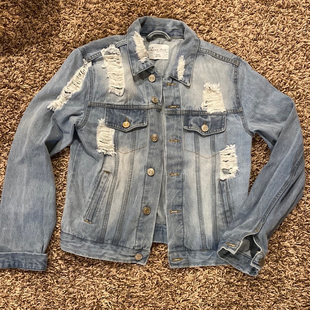 Distressed Denim jacket